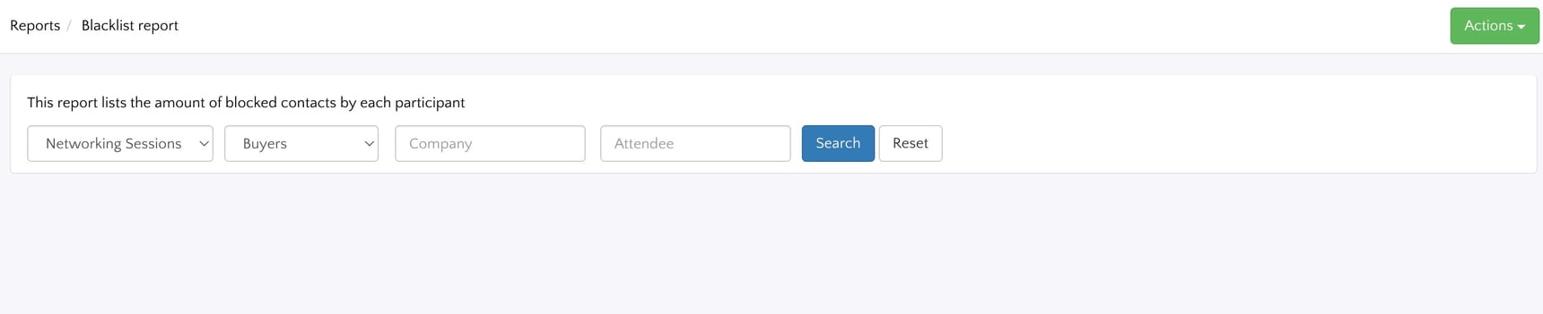 How to use the "Reports" module